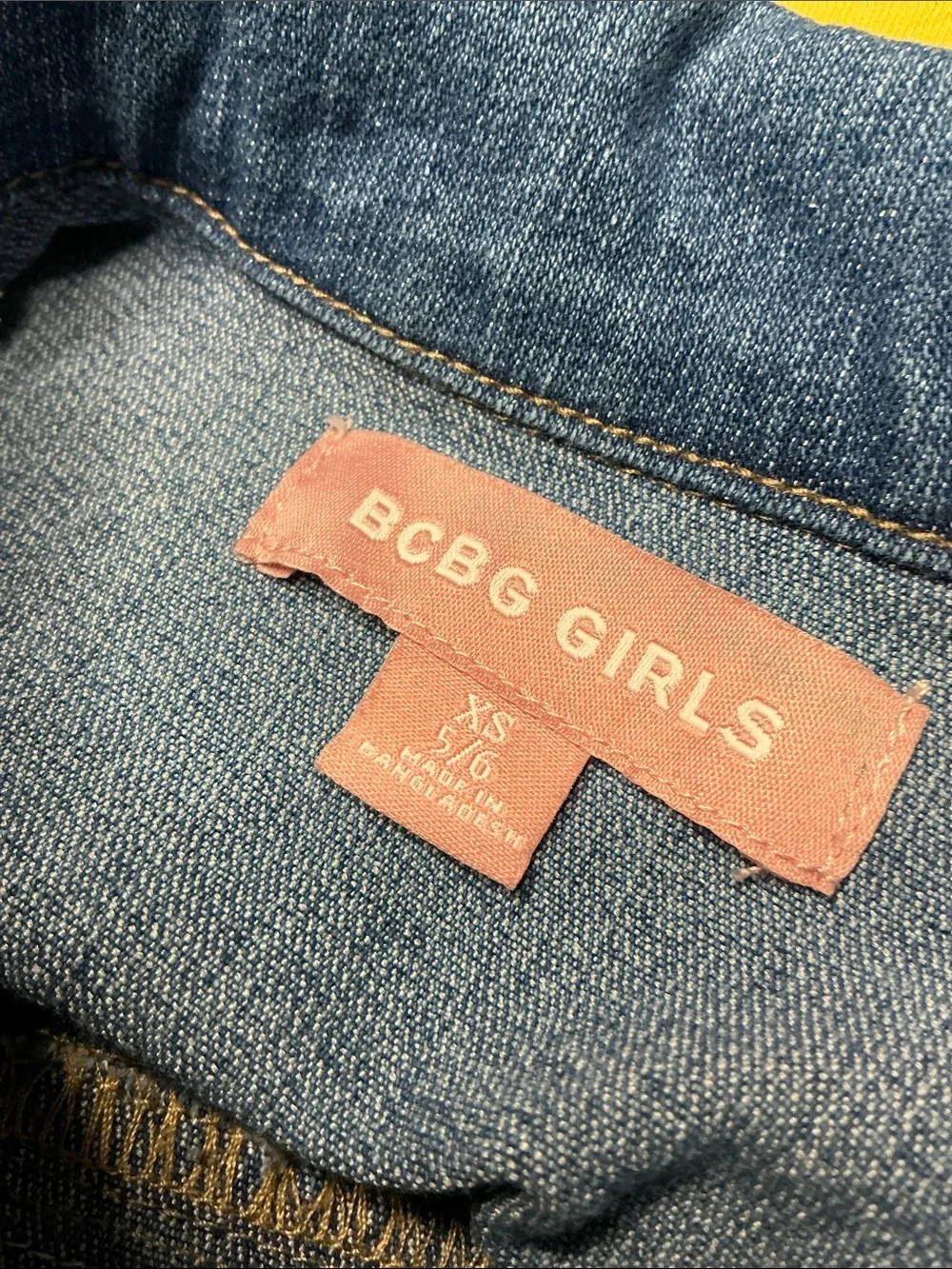 Disney Winnie the Pooh Upcycled Stretch Denim Girl’s Jacket